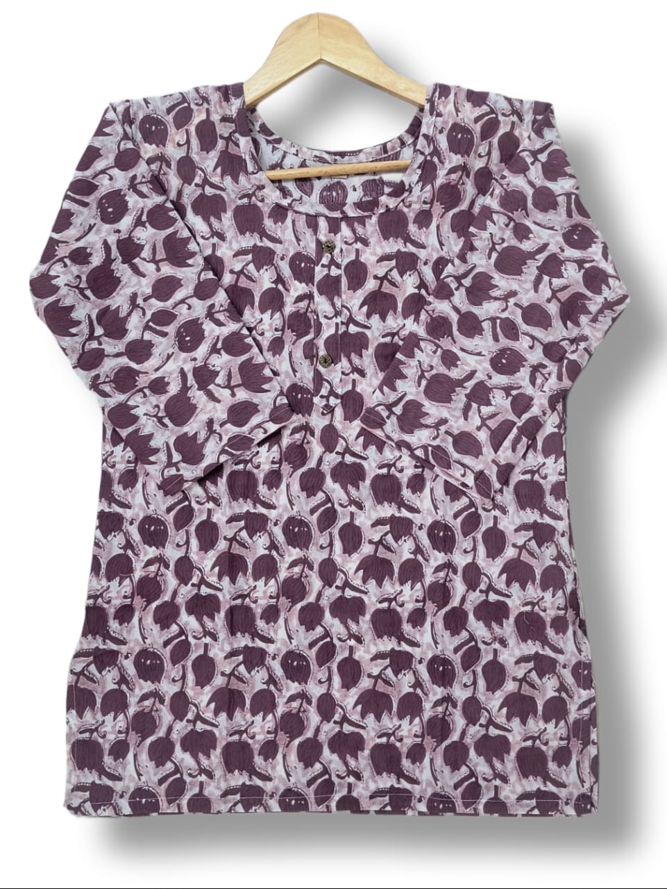 PRINTED COTTON SHORT KURTI